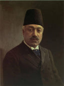Portrait of Abolqasem Naser-al-Molk by Kamal-ol-Molk — male oil painting wall art