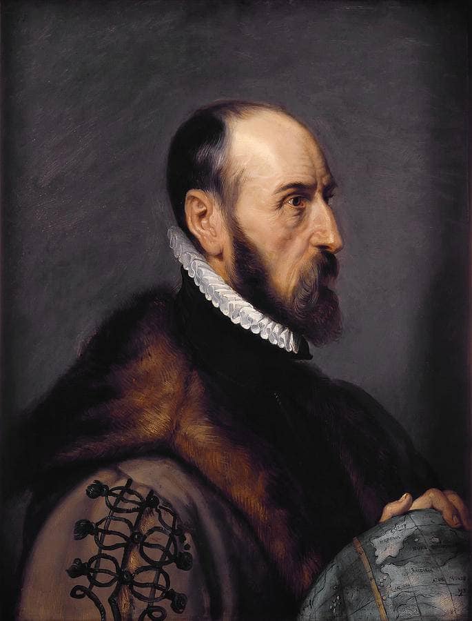 Portrait of Abraham Ortelius on gallery wrap