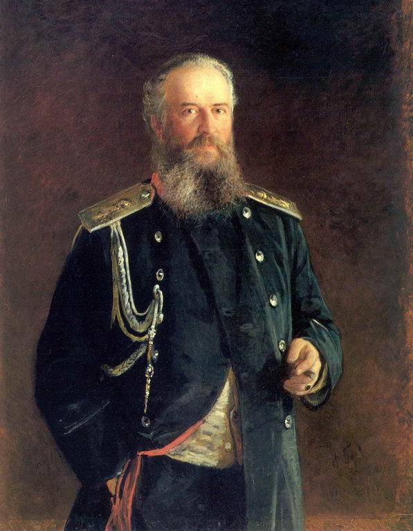 Portrait of Adam Olsufyev - Nikolai Ge