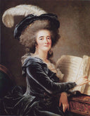 Portrait of Adélaïde Labille-Guiard by Marie-Gabrielle Capet — female oil painting wall art, Neoclassicism