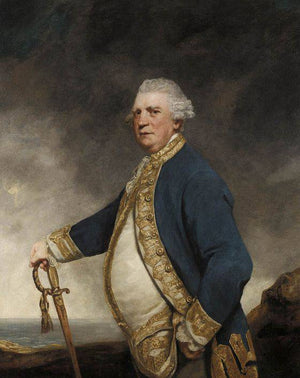 Portrait of Admiral Augustus Keppel - Joshua Reynolds