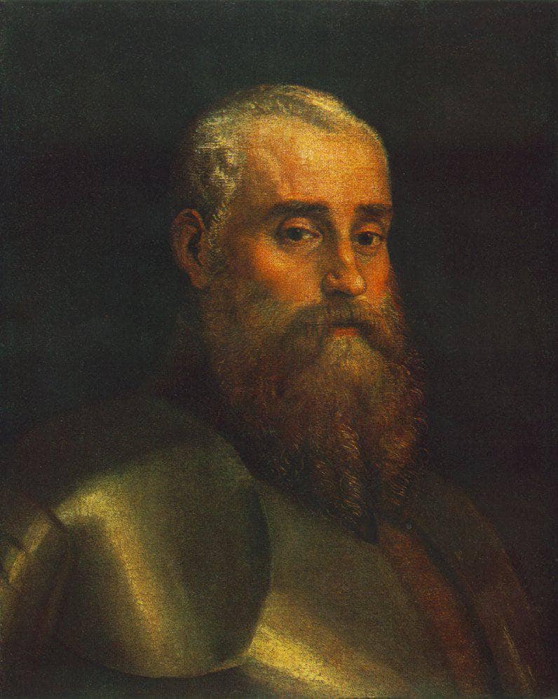 Portrait of Agostino Barbarigo by Paolo Veronese — hand-painted portrait oil painting reproduction on canvas