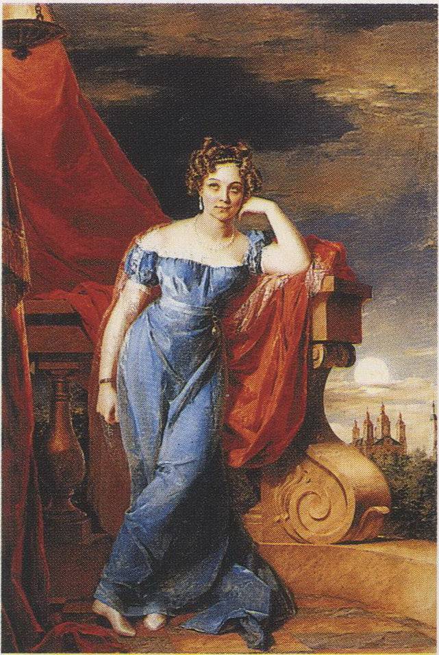 Portrait of Agrafena Zakrevskaya (Tolstaya) - George Dawe