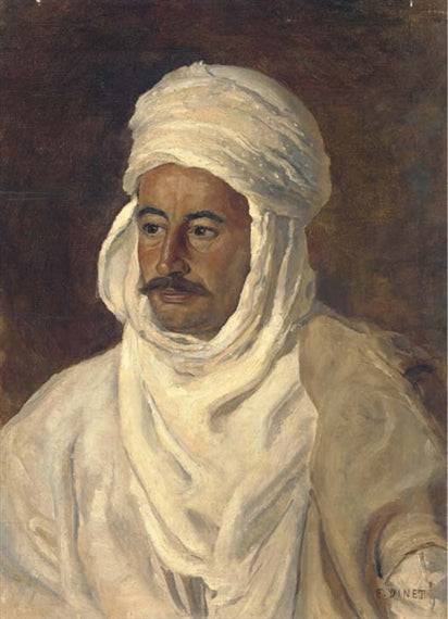 Portrait of Ahmed es Seghir called Baba Ahmed - Nasreddine Dinet