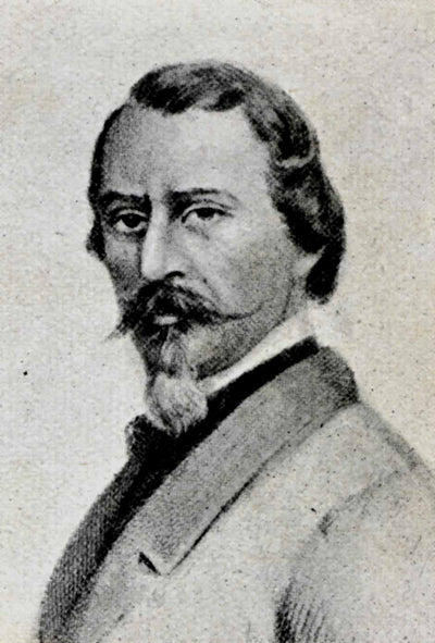 Portrait of Aleardo Aleardi by Domenico Induno — oil painting reproduction