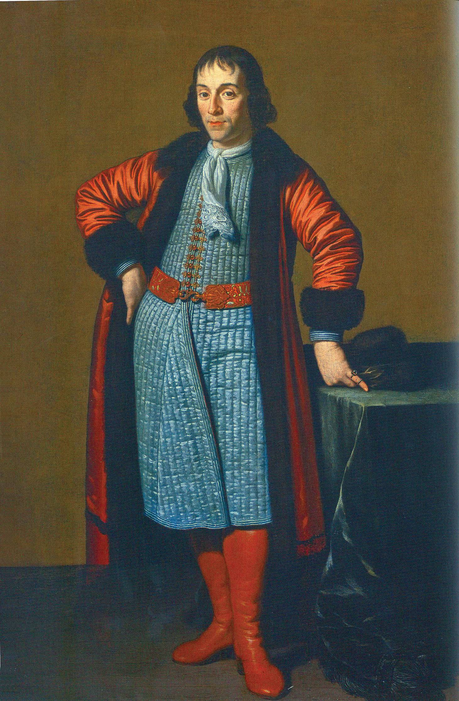 Portrait of Aleksandr Danilovich Menshikov - Michiel van Musscher