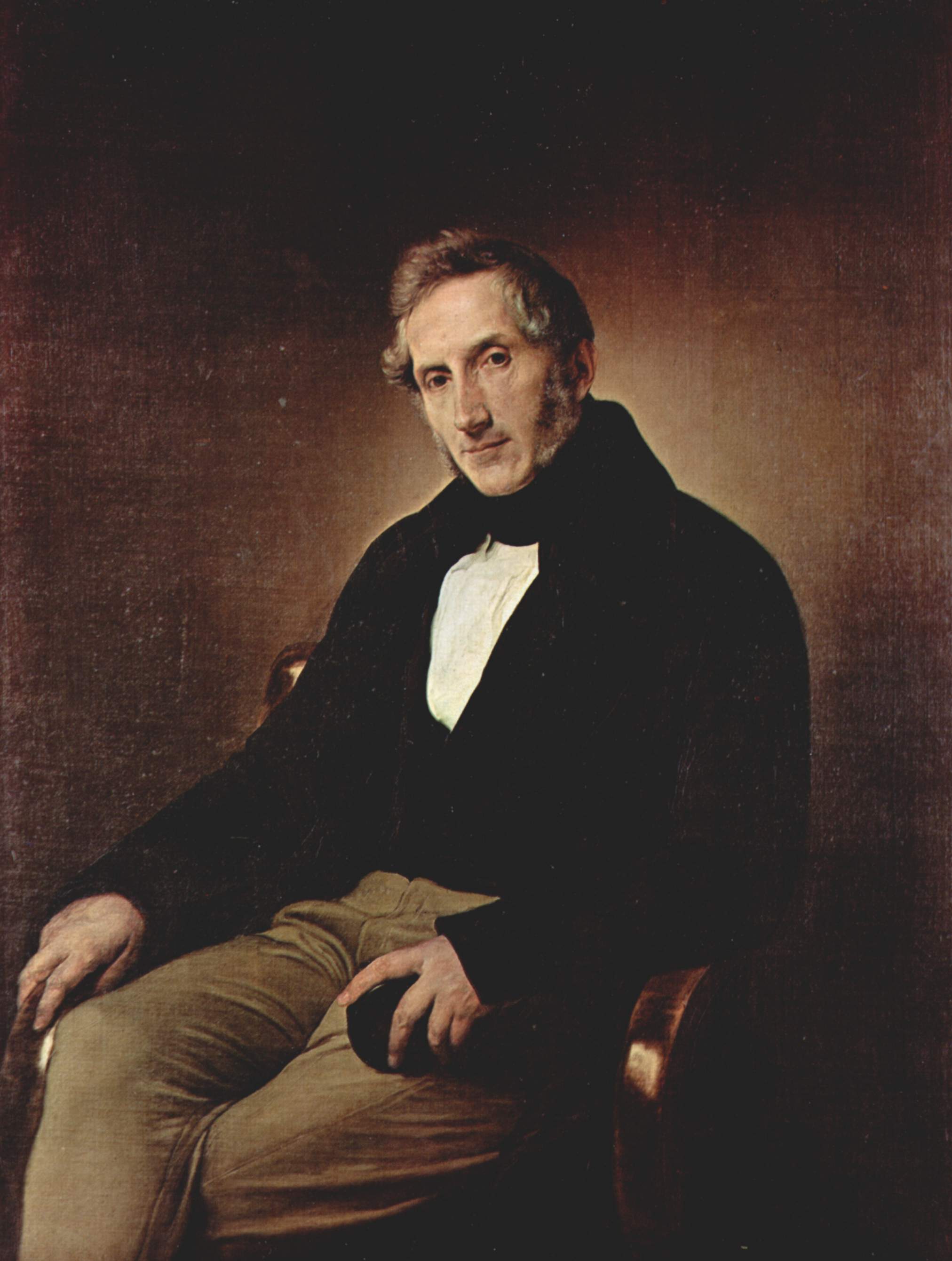 Portrait of Alessandro Manzoni - Francesco Hayez