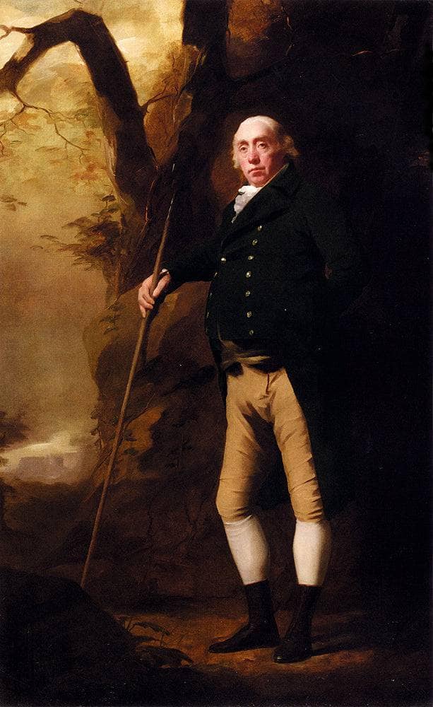 Portrait of Alexander Keith of Ravelston, Midlothian by Henry Raeburn — hand-painted portrait oil painting reproduction on canvas
