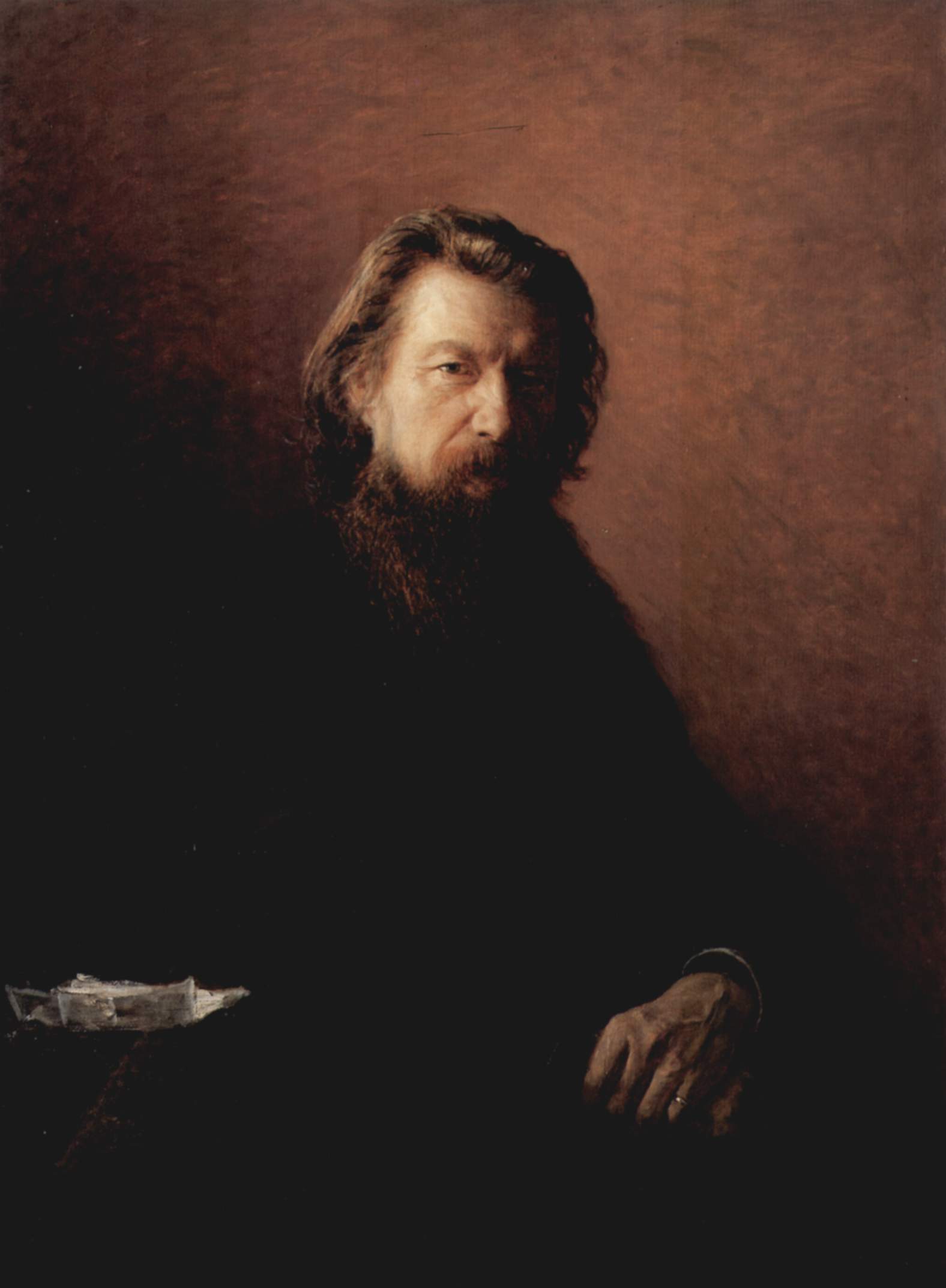 Portrait of Alexei Antipowitsch Potechin - Nikolai Ge