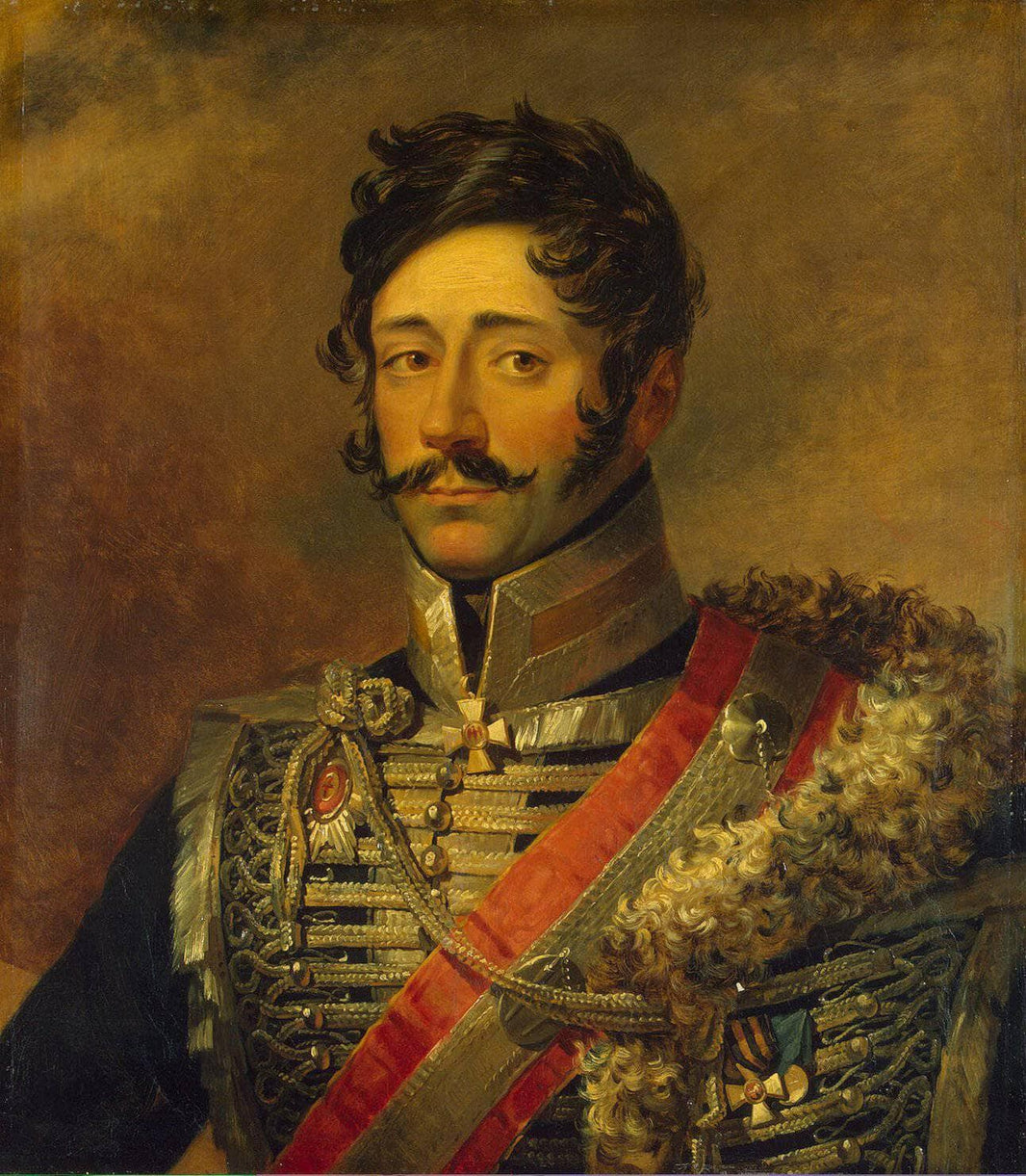 Portrait of Alexey P. Melissino by George Dawe — hand-painted portrait oil painting reproduction on canvas