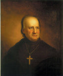 Portrait of America's First Bishop and Archbishop, John Carroll by Rembrandt Peale — male oil painting wall art, Neoclassicism