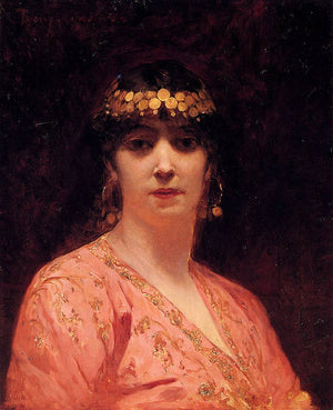 Portrait of An Arab Woman - Benjamin Constant