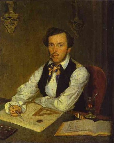 Portrait of an Architect in hallway