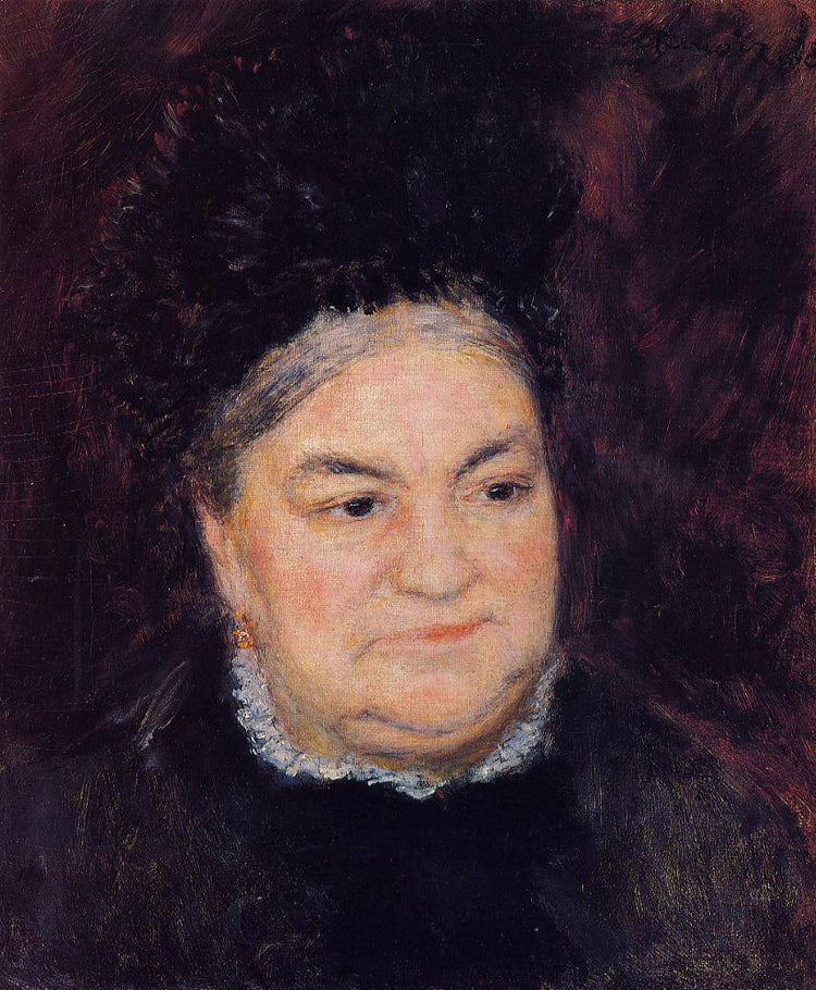 Portrait of an Old Woman (Madame le Coeur) - Pierre-Auguste Renoir