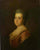 Portrait of an Unknown Lady in a Pink Dress in master bedroom