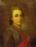 Portrait of an Unknown man in a Green Caftan in apartment