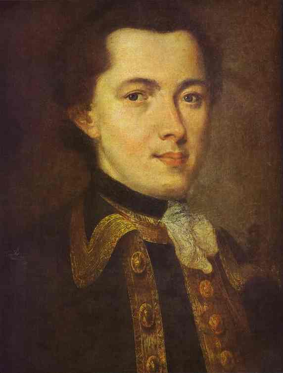 Portrait of an Unknown Man - Fyodor Rokotov