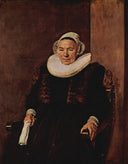 Portrait of an unknown woman by Frans Hals — male oil painting wall art, Baroque