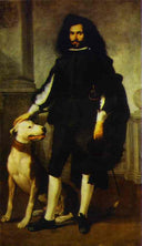 Portrait of Andres de Andrade-i-la Col by Bartolome Esteban Murillo — male oil painting wall art, Baroque