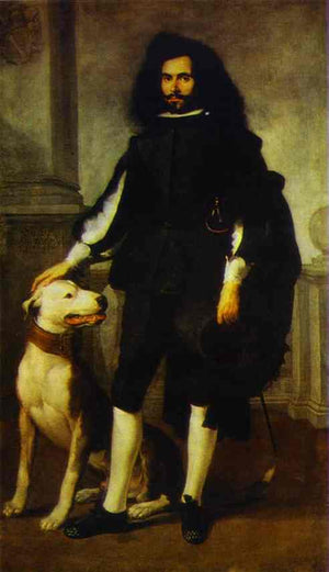 Portrait of Andres de Andrade-i-la Col - Bartolome Esteban Murillo