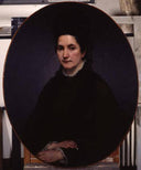 Portrait of Angiolina Rossi Hayez by Francesco Hayez — hand-painted portrait oil painting reproduction on canvas