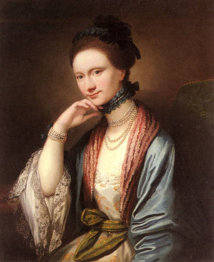 Portrait of Ann Barbara Hill Medlycott - Benjamin West