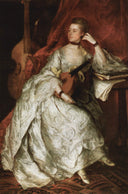 Portrait of Ann Ford (later Mrs. Philip Thicknesse) by Thomas Gainsborough — male oil painting wall art, Rococo