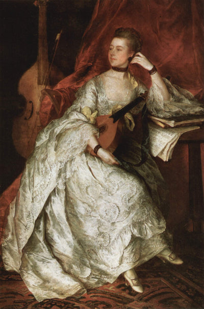 Portrait of Ann Ford (later Mrs. Philip Thicknesse) in bedroom