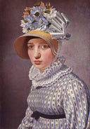 Portrait of Anna Maria Magnani by Christoffer Wilhelm Eckersberg — hand-painted portrait oil painting reproduction on canvas