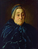 Portrait of Anna Vasiliyevna Buturlina by Aleksey Antropov — male oil painting wall art, Baroque