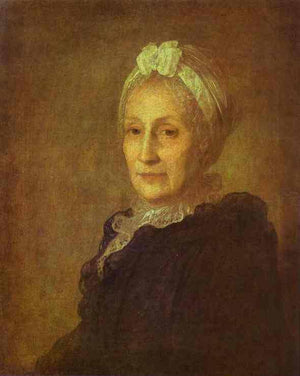 Portrait of Anna Yuryevna Kvashnina-Samarina - Fyodor Rokotov