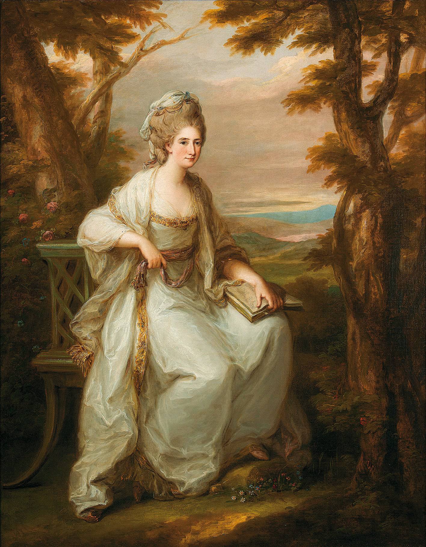 Portrait of Anne Loudon, Lady Henderson of Fordall - Angelica Kauffman