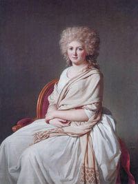 Portrait of Anne Marie Louise Thélusson, Countess of Sorcy by Jacques-Louis David — hand-painted portrait oil painting reproduction on canvas