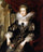 Portrait of Anne of Austria in modern living room