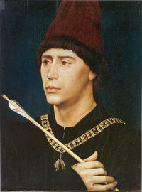 Portrait of Antoine, bastard of Burgundy by Rogier van der Weyden — hand-painted portrait oil painting reproduction on canvas