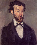 Portrait of Antoine Valabregue by Paul Cezanne — hand-painted portrait oil painting reproduction on canvas