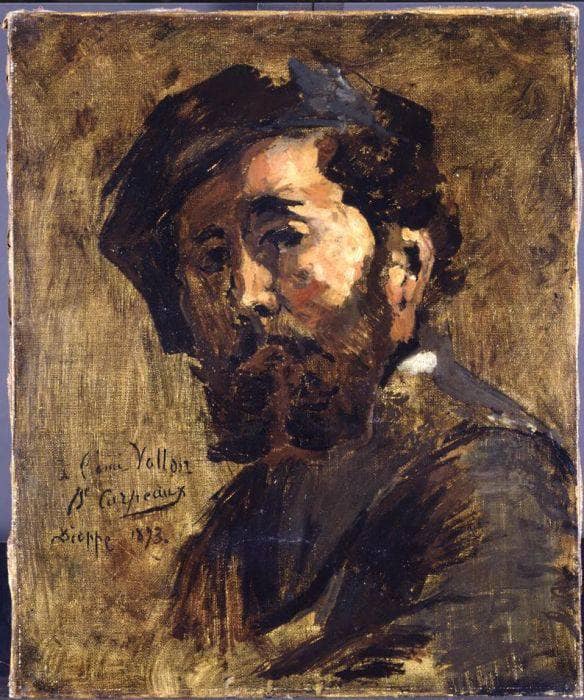 Portrait of Antoine Vollon on gallery wrap