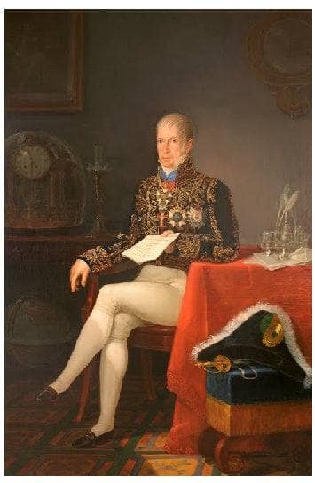 Portrait of Antônio Luís Pereira da Cunha, marquis of Inhambupe by Simplício Rodrigues de Sá — oil painting reproduction