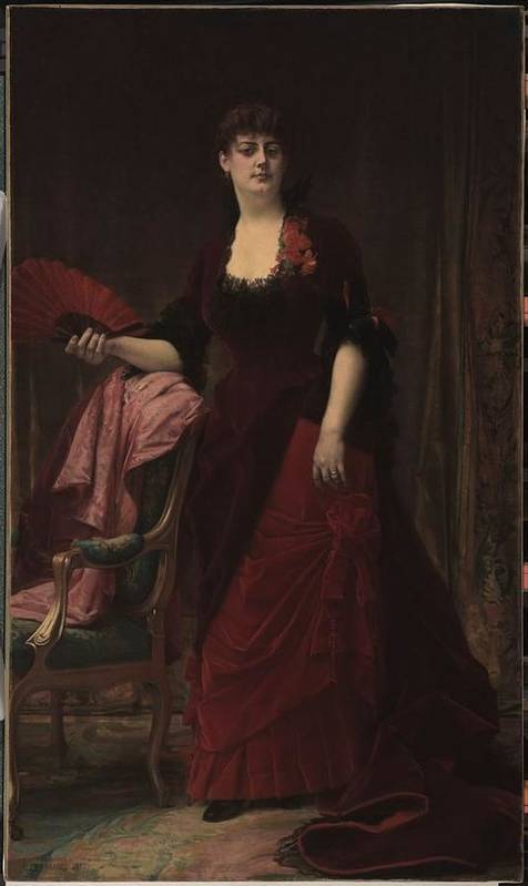 Portrait of Arabella Worsham (later Arabella Huntington) - Alexandre Cabanel