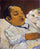 Portrait of Atiti in dining room