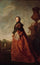 Portrait of Augusta of Saxe Gotha, Princess of Wales in apartment