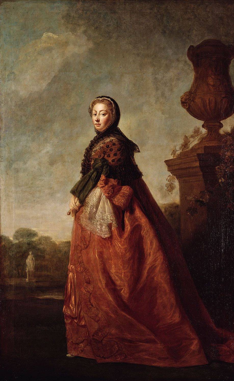 Portrait of Augusta of Saxe Gotha, Princess of Wales - Allan Ramsay