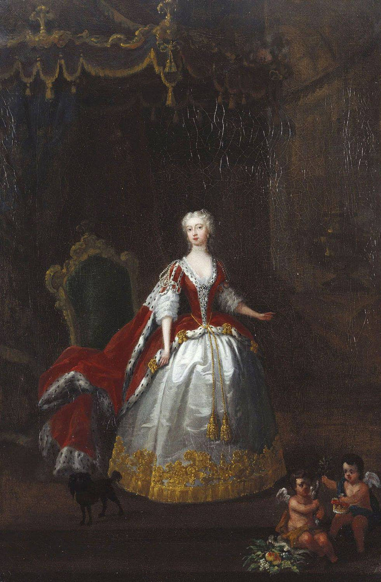 Portrait of Augusta of Saxe Gotha - William Hogarth