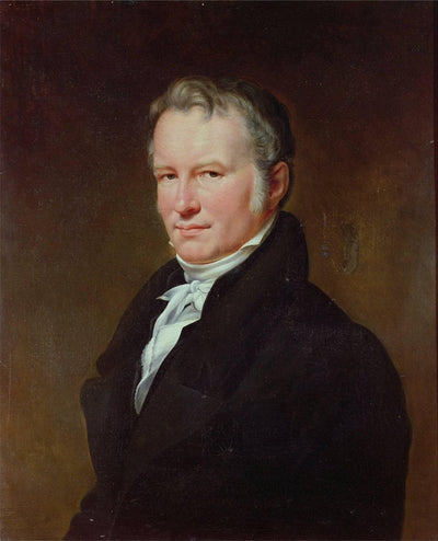 Portrait of Baron Alexander von Humboldt by Henri Lehmann — oil painting reproduction