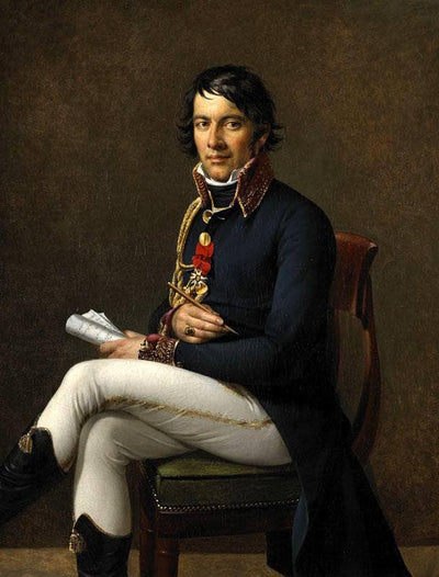 Portrait of Baron Larrey in home office