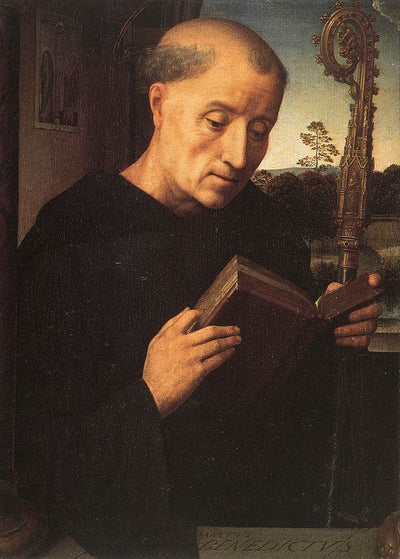 Portrait of Benedetto di Tommaso Portinari in hallway