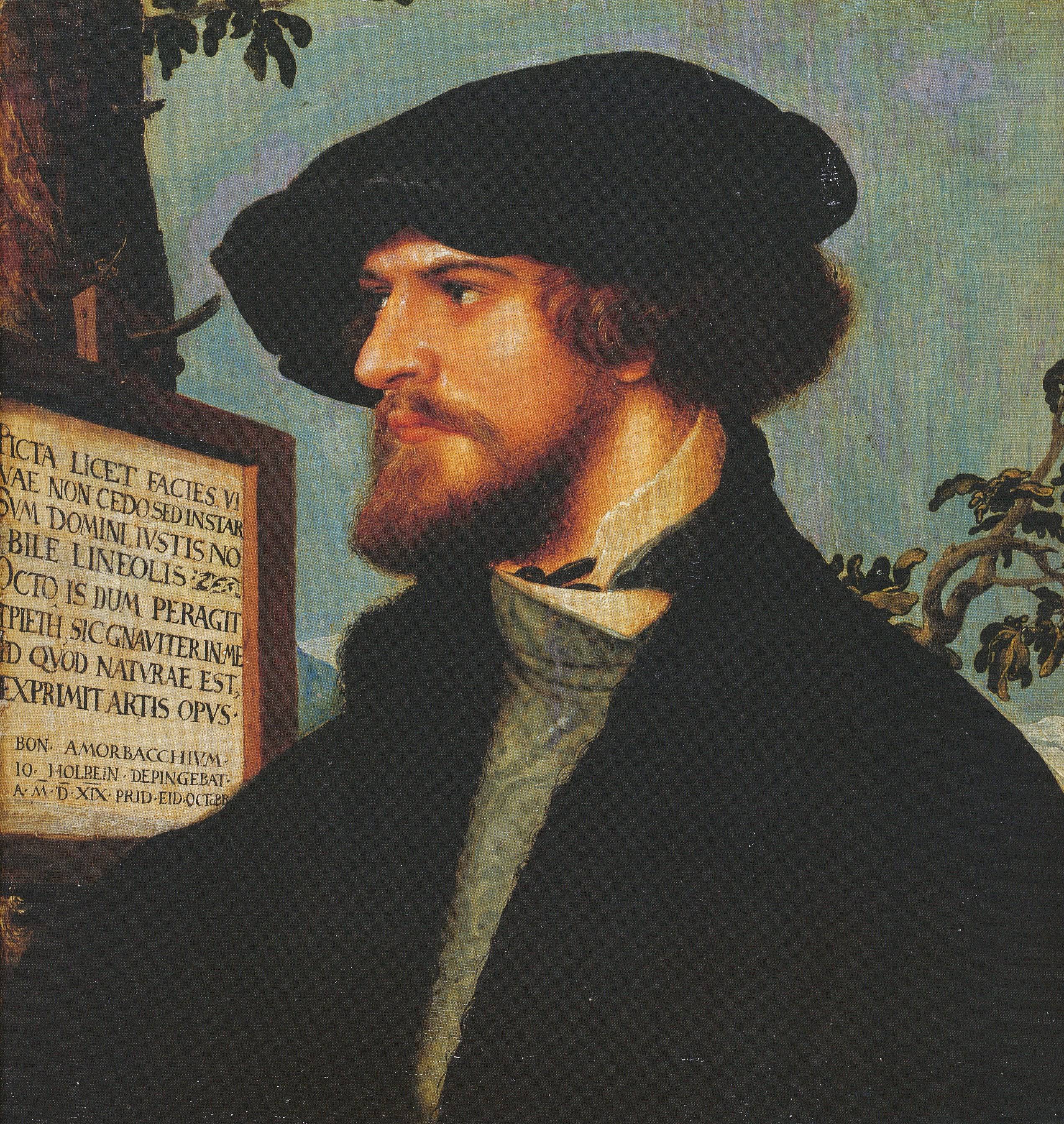 Portrait of Bonifacius Amerbach - Hans Holbein the Younger