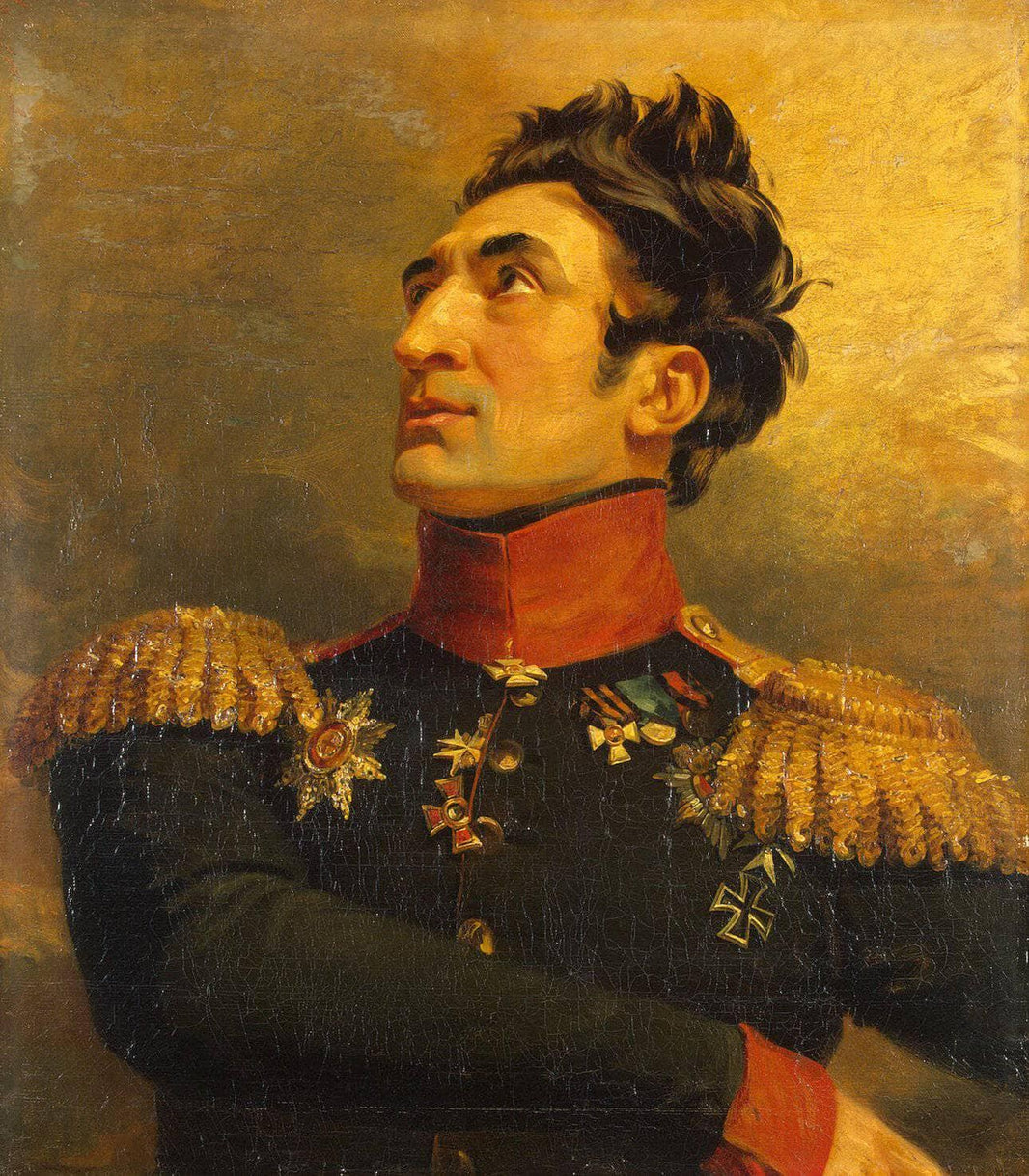 Portrait of Boris V. Poluektov by George Dawe — hand-painted portrait oil painting reproduction on canvas