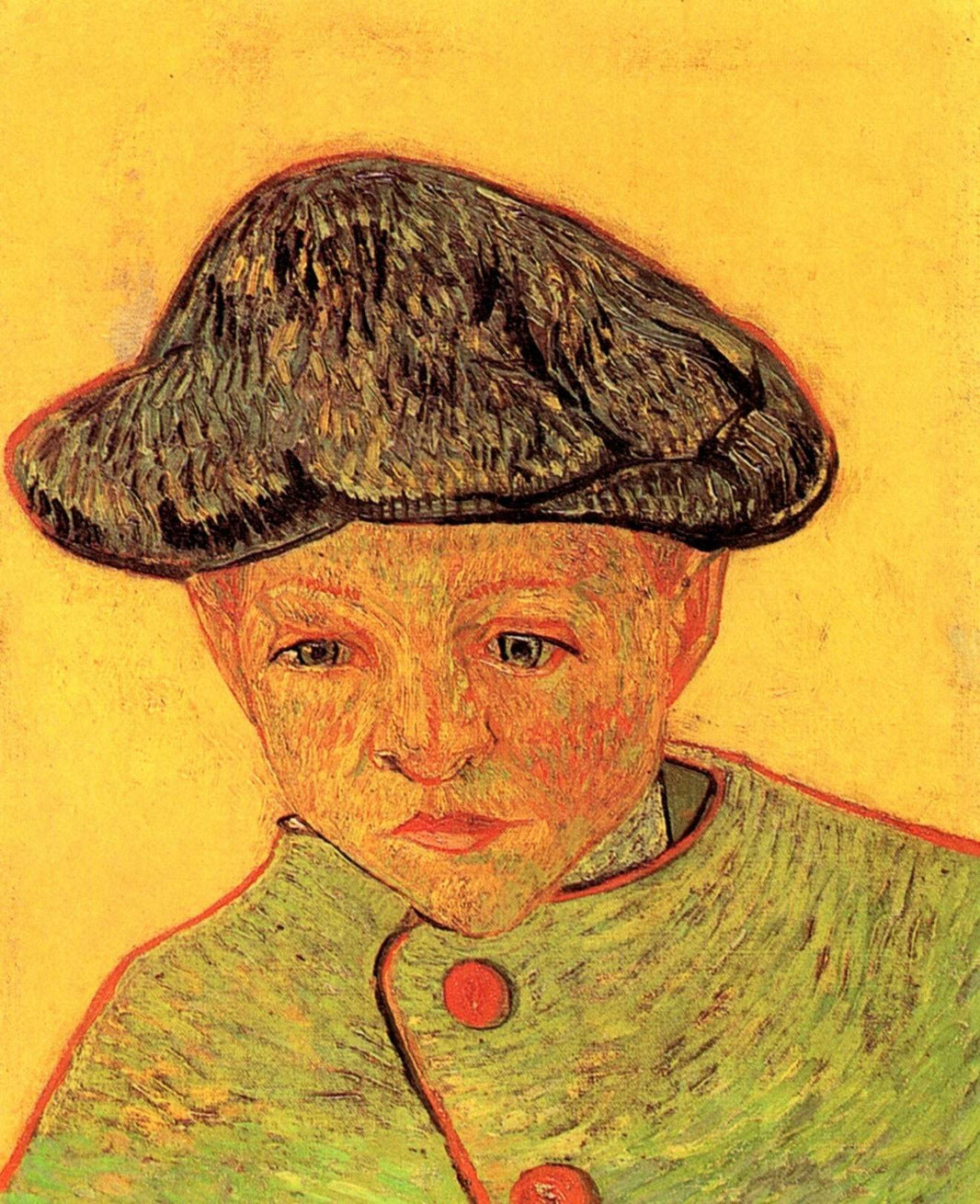 Portrait of Camille Roulin by Vincent van Gogh — hand-painted portrait oil painting reproduction on canvas