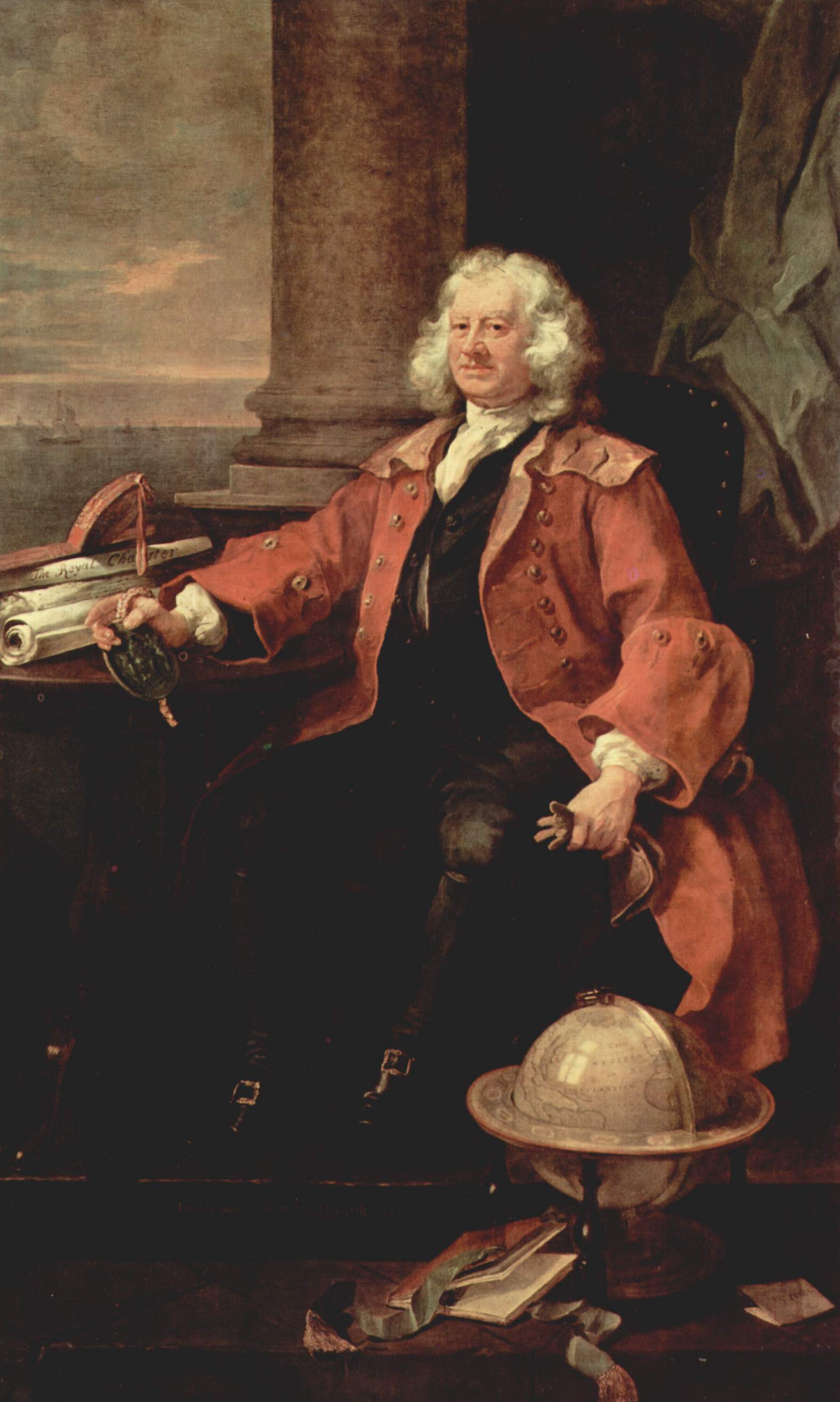 Portrait of Captain Coram - William Hogarth